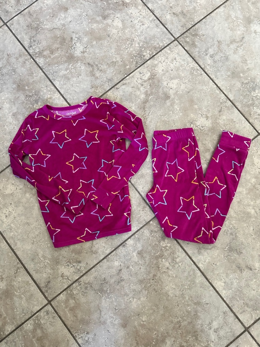 Girls' Cat & Jack Pajama Set- Size 14